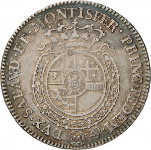 305R Quarto di scudo da 1,10 lire 1771 Scudo rotondo Torino Argento