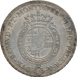 264R Scudo da 6 lire 1757 Scudo rotondo Torino Argento
