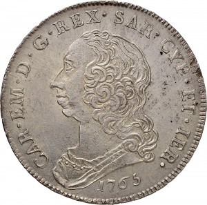 269D Scudo da 6 lire 1765 Scudo rotondo Torino Argento
