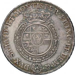 269R Scudo da 6 lire 1765 Scudo rotondo Torino Argento