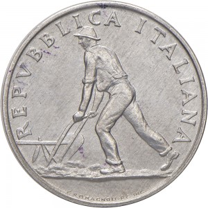 1882D 2 lire 1947 Spiga Roma Alluminio