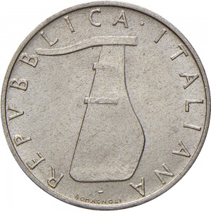 2224D 5 lire 1956 Delfino Roma Italma