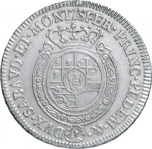 532R Mezzo scudo da 3 lire 1781 Scudo rotondo Torino Argento