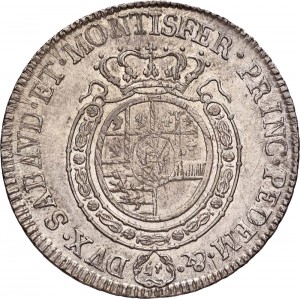 540R Mezzo scudo da 3 lire 1790 Scudo rotondo Torino Argento