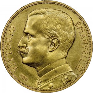 2565D 100 lire 1910 Italia aratrice Roma Oro Prova