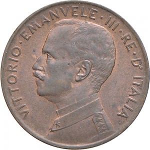 1558D 2 centesimi 1914 Italia marinara Roma Rame