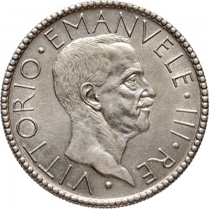 1345D 20 lire 1927 V Giovane e Italia genitrice 1° tipo Roma Argento