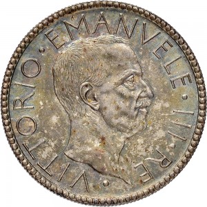 1347D 20 lire 1928 VI Giovane e Italia genitrice 1° tipo Roma Argento