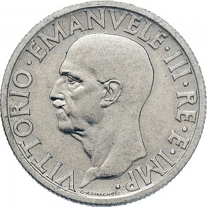 1621D 1 lira 1938 XVII Aquila romana 1° tipo Roma Nichelio