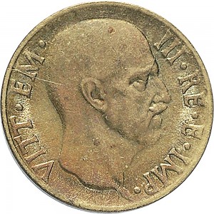 1671D 5 centesimi 1940 XVIII Aquila romana 2° tipo Roma Bronzital