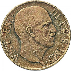 1673D 5 centesimi 1942 XX Aquila romana 2° tipo Roma Bronzital