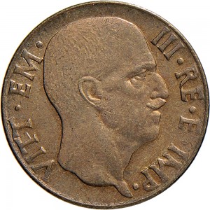 1674D 5 centesimi 1943 XXI Aquila romana 2° tipo Roma Bronzital