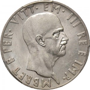 1734R 10 lek 1939 XVII Aquila bicipite Roma Argento